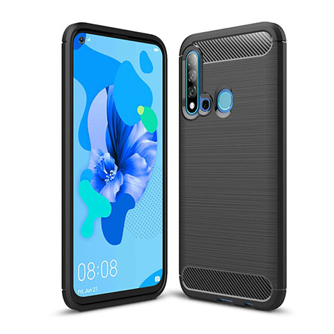 Funda Silicona Carcasa Goma Line C02 para Huawei P20 Lite (2019) Negro