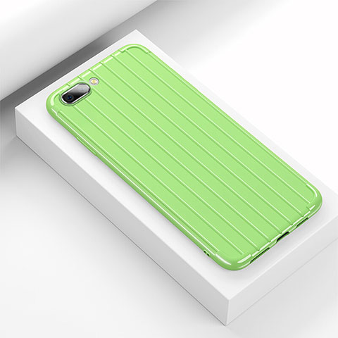 Funda Silicona Carcasa Goma Line C02 para Oppo K1 Verde