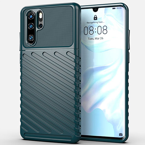 Funda Silicona Carcasa Goma Line C03 para Huawei P30 Pro Verde