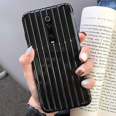 Funda Silicona Carcasa Goma Line C03 para Xiaomi Mi 9T Negro