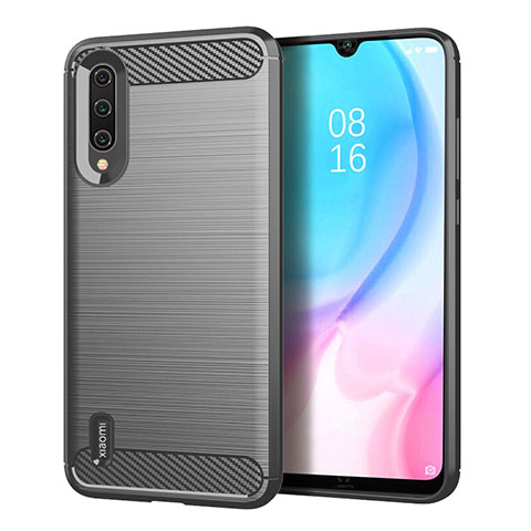 Funda Silicona Carcasa Goma Line C05 para Xiaomi Mi A3 Gris