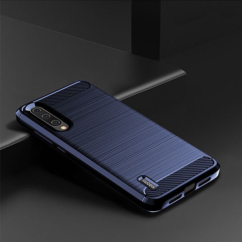 Funda Silicona Carcasa Goma Line C08 para Xiaomi Mi A3 Azul