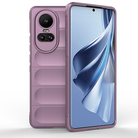 Funda Silicona Carcasa Goma Line KC1 para Oppo Reno10 Pro 5G Gris