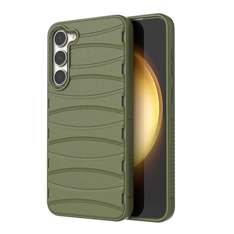 Funda Silicona Carcasa Goma Line KC1 para Samsung Galaxy S22 Plus 5G Verde