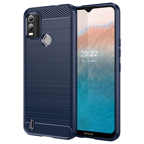 Funda Silicona Carcasa Goma Line MF1 para Nokia G11 Plus Azul