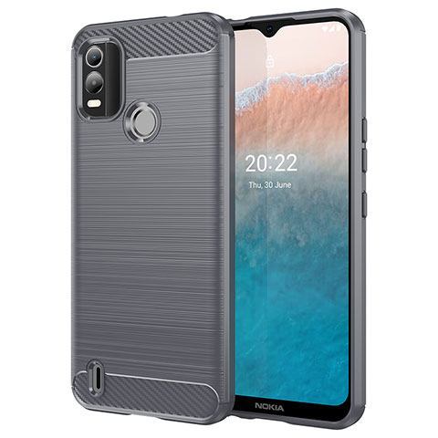 Funda Silicona Carcasa Goma Line MF1 para Nokia G11 Plus Gris Oscuro