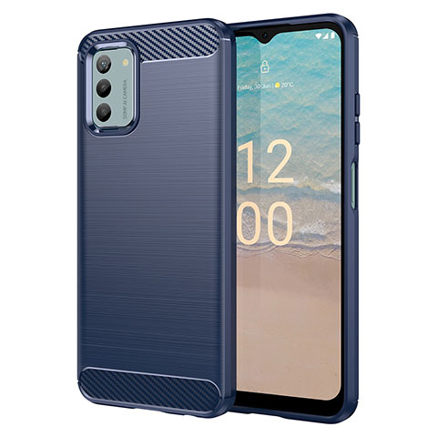 Funda Silicona Carcasa Goma Line MF1 para Nokia G22 Azul