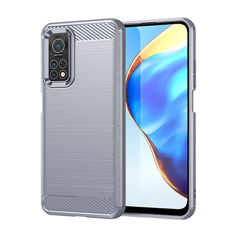 Funda Silicona Carcasa Goma Line MF1 para Xiaomi Mi 10T 5G Gris