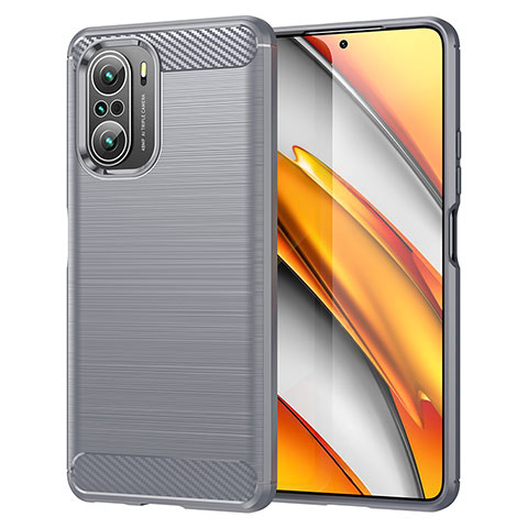 Funda Silicona Carcasa Goma Line MF1 para Xiaomi Mi 11i 5G Gris