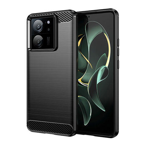 Funda Silicona Carcasa Goma Line MF1 para Xiaomi Mi 13T 5G Negro