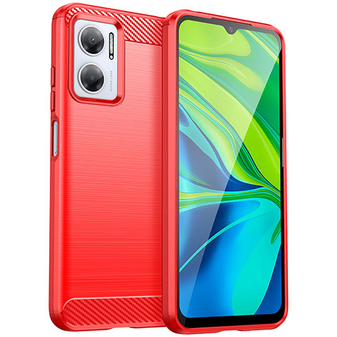 Funda Silicona Carcasa Goma Line MF1 para Xiaomi Redmi 11 Prime 5G Rojo