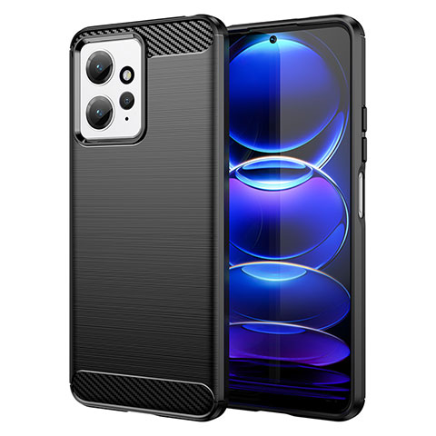 Funda Silicona Carcasa Goma Line MF1 para Xiaomi Redmi Note 12 4G Negro