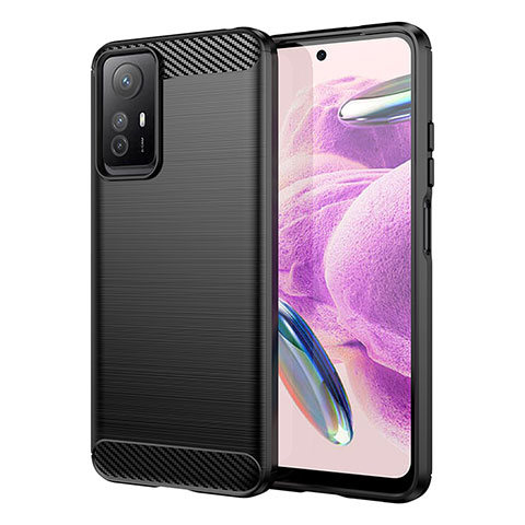 Funda Silicona Carcasa Goma Line MF1 para Xiaomi Redmi Note 12S Negro