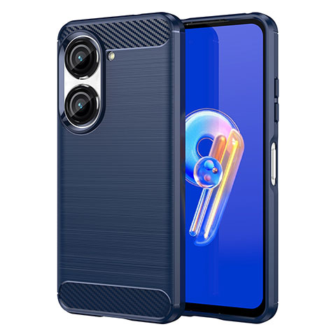 Funda Silicona Carcasa Goma Line para Asus Zenfone 9 Azul