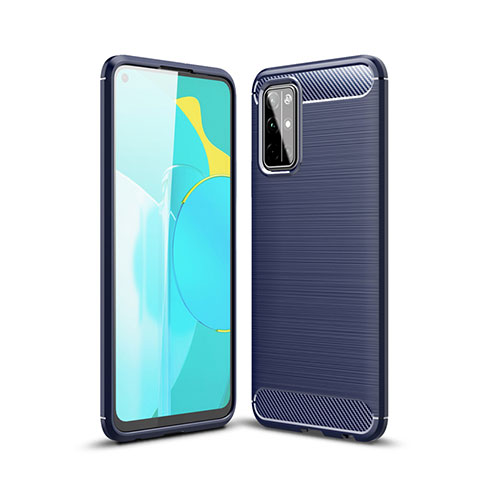 Funda Silicona Carcasa Goma Line para Huawei Honor 30S Azul