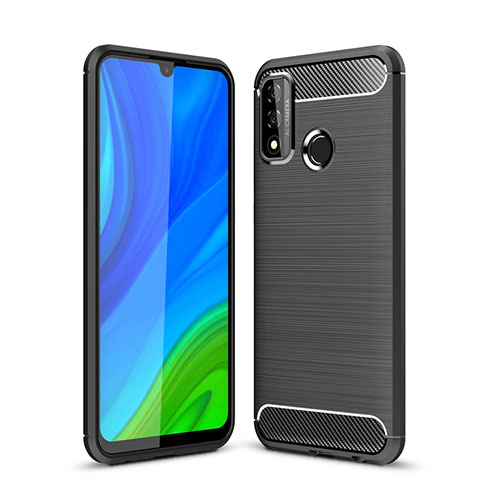 Funda Silicona Carcasa Goma Line para Huawei Nova Lite 3 Plus Negro