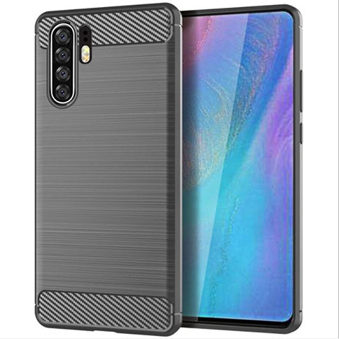 Funda Silicona Carcasa Goma Line para Huawei P30 Pro New Edition Gris