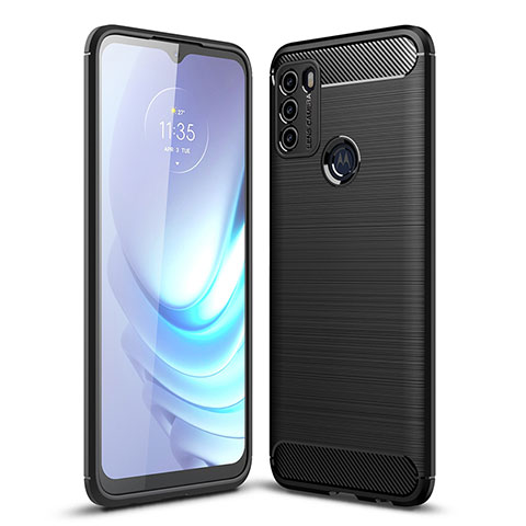 Funda Silicona Carcasa Goma Line para Motorola Moto G50 Negro