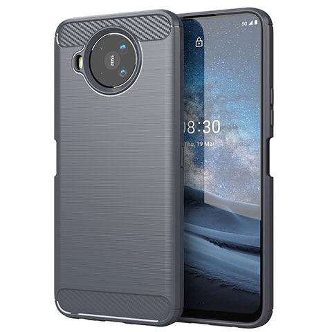 Funda Silicona Carcasa Goma Line para Nokia 8.3 5G Gris