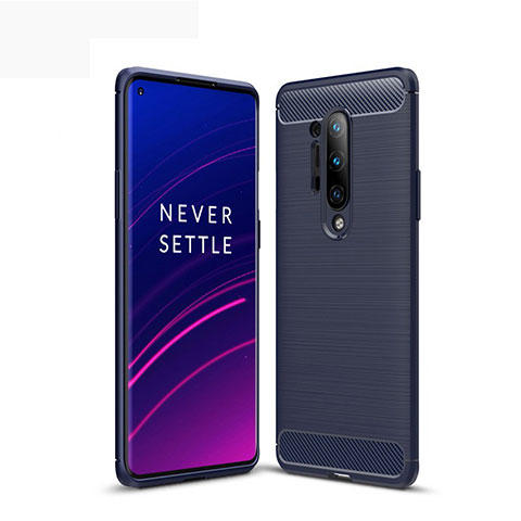 Funda Silicona Carcasa Goma Line para OnePlus 8 Pro Azul