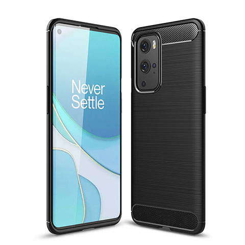 Funda Silicona Carcasa Goma Line para OnePlus 9 Pro 5G Negro