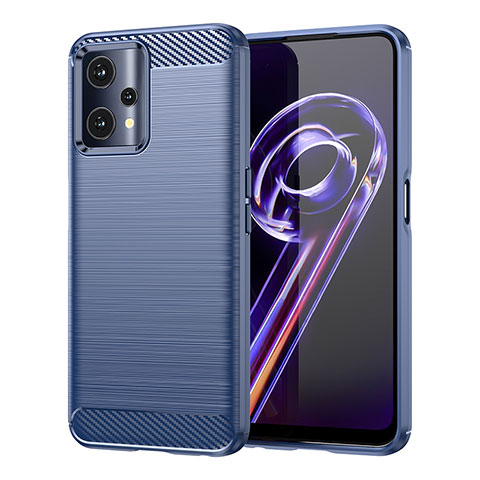 Funda Silicona Carcasa Goma Line para Realme 9 Pro 5G Azul