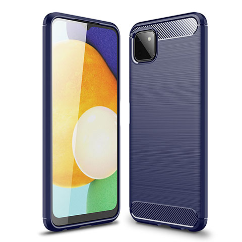 Funda Silicona Carcasa Goma Line para Samsung Galaxy A22 5G Azul