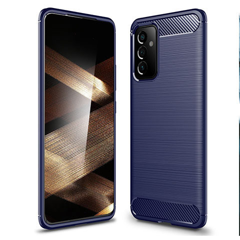 Funda Silicona Carcasa Goma Line para Samsung Galaxy A35 5G Azul