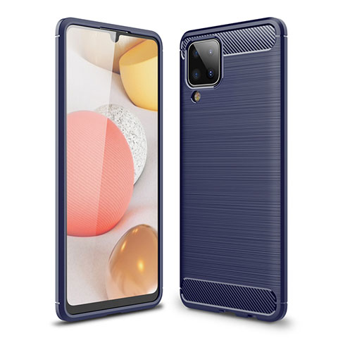 Funda Silicona Carcasa Goma Line para Samsung Galaxy M12 Azul