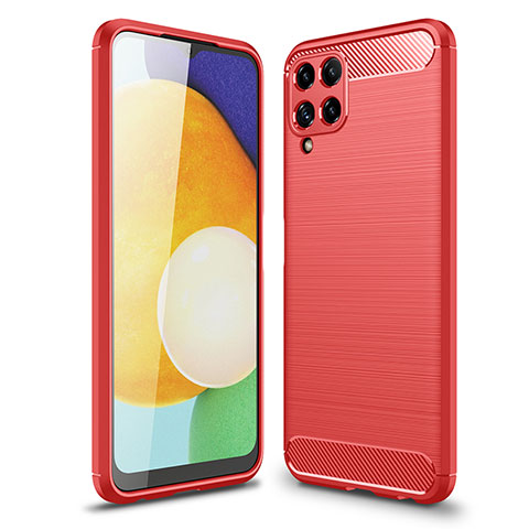 Funda Silicona Carcasa Goma Line para Samsung Galaxy M32 4G Rojo