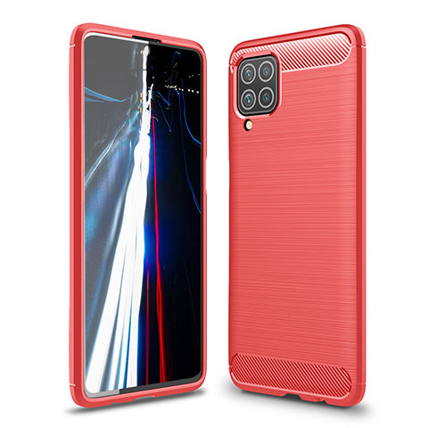 Funda Silicona Carcasa Goma Line para Samsung Galaxy M62 4G Rojo