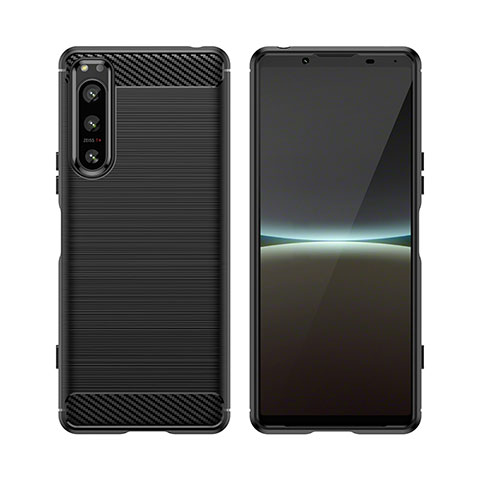 Funda Silicona Carcasa Goma Line para Sony Xperia 5 IV Negro