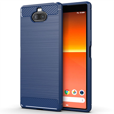 Funda Silicona Carcasa Goma Line para Sony Xperia 8 Azul