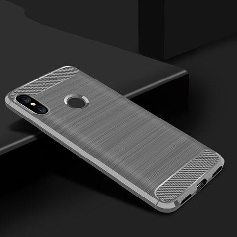 Funda Silicona Carcasa Goma Line para Xiaomi Redmi 6 Pro Gris