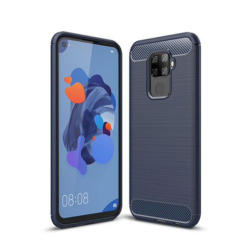 Funda Silicona Carcasa Goma Line S01 para Huawei Nova 5i Pro Azul