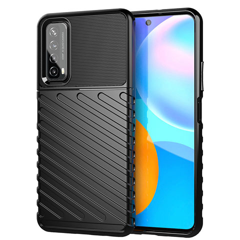 Funda Silicona Carcasa Goma Line S01 para Huawei P Smart (2021) Negro