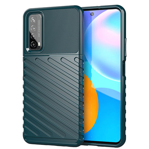 Funda Silicona Carcasa Goma Line S01 para Huawei P Smart (2021) Verde