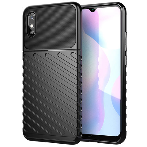 Funda Silicona Carcasa Goma Line S01 para Xiaomi Redmi 9AT Negro