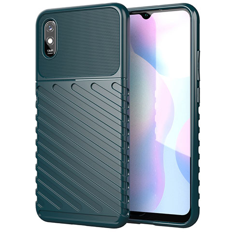 Funda Silicona Carcasa Goma Line S01 para Xiaomi Redmi 9AT Verde