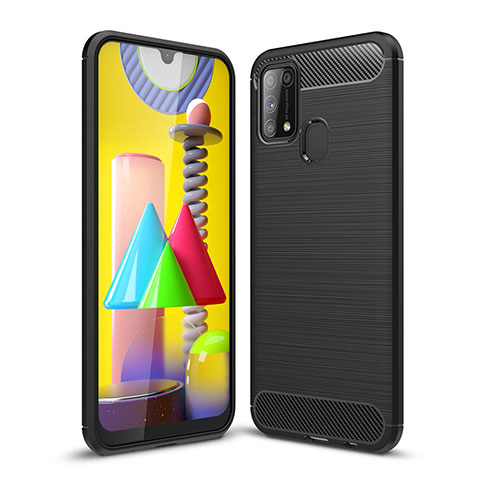 Funda Silicona Carcasa Goma Line WL1 para Samsung Galaxy M31 Negro