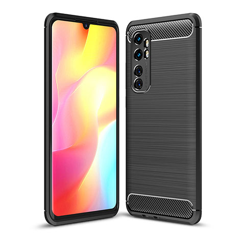 Funda Silicona Carcasa Goma Line WL1 para Xiaomi Mi Note 10 Lite Negro