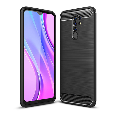 Funda Silicona Carcasa Goma Line WL1 para Xiaomi Poco M2 Negro