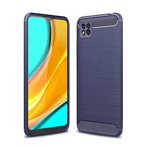 Funda Silicona Carcasa Goma Line WL1 para Xiaomi Redmi 9C Azul