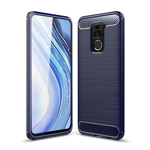 Funda Silicona Carcasa Goma Line WL1 para Xiaomi Redmi Note 9 Azul