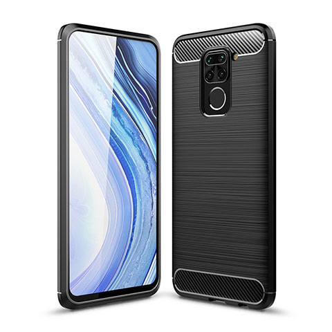 Funda Silicona Carcasa Goma Line WL1 para Xiaomi Redmi Note 9 Negro