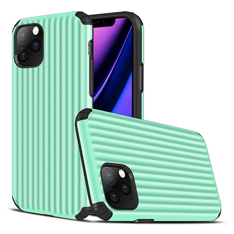 Funda Silicona Carcasa Goma Line Z01 para Apple iPhone 11 Pro Verde