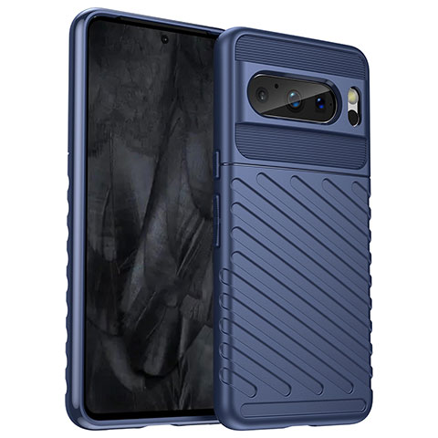 Funda Silicona Carcasa Goma Twill MF1 para Google Pixel 8 Pro 5G Azul