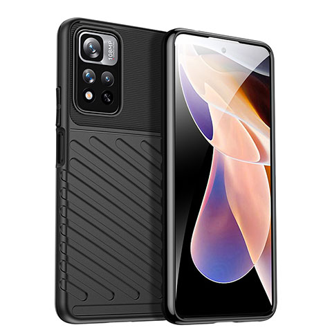 Funda Silicona Carcasa Goma Twill MF1 para Xiaomi Mi 11i 5G (2022) Negro