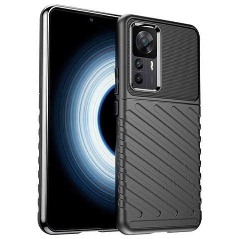 Funda Silicona Carcasa Goma Twill MF1 para Xiaomi Mi 12T Pro 5G Negro