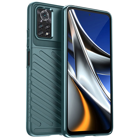 Funda Silicona Carcasa Goma Twill MF1 para Xiaomi Poco X4 Pro 5G Verde